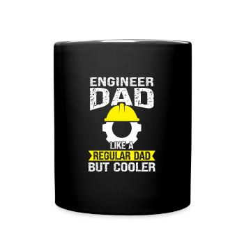 Engineer Father Engineer Father Family Gift - Full Colour Mug - black - Front
