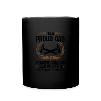 Zimmermann Père Fils Zimmermann Père Famille - Mug uni - noir - Devant