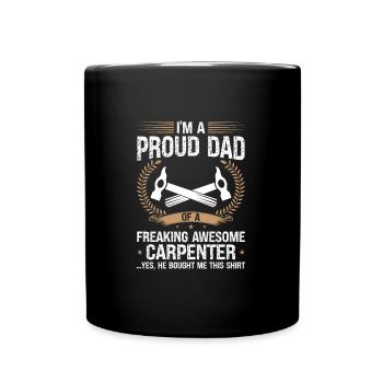 Zimmermann Père Fils Zimmermann Père Famille - Mug uni - noir - Devant