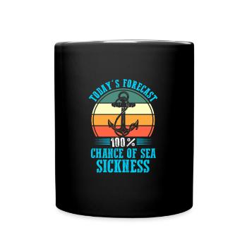 Captain Boat Captains Cadeau - Mug uni - noir - Devant