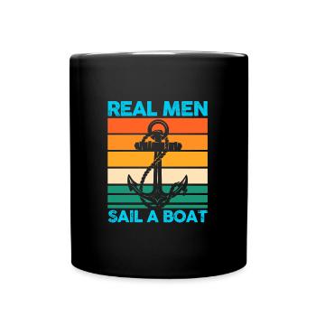 Captain Boat Captains Cadeau - Mug uni - noir - Devant