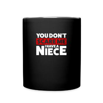 Onkel Nichte Onkel Nichte Geschenk - Tasse einfarbig - Schwarz - Vorne