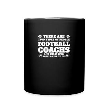 Coach Football Coach Football Game Gift - Full Colour Mug - black - Front