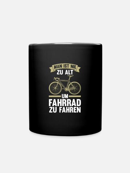 Fahrrad Rennrad Fahrräder Geschenk - Tasse einfarbig - Schwarz