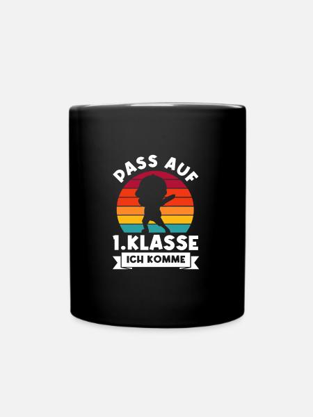 1.Klasse Dabbing Schulanfänger Geschenk - Tasse einfarbig - Schwarz