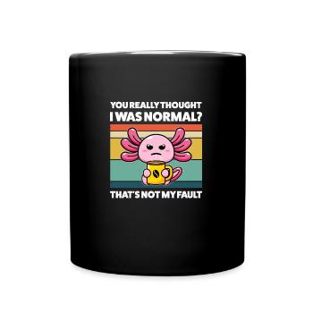 Axolotel Axolotl Lover Axolotls Cadeau - Mug uni - noir - Devant