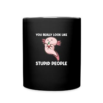 Axolotel Axolotl Lover Axolotls Cadeau - Mug uni - noir - Devant