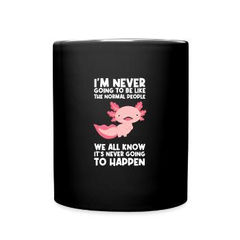 Axolotel Axolotl Lover Axolotls Cadeau - Mug uni - noir - Devant
