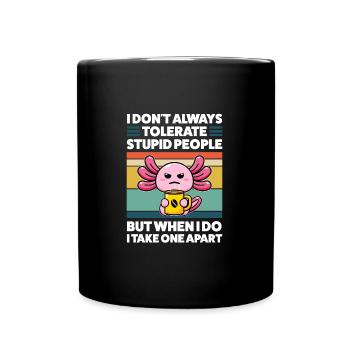Axolotel Axolotl Lover Axolotls Cadeau - Mug uni - noir - Devant
