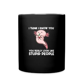 Axolotel Axolotl Lover Axolotls Cadeau - Mug uni - noir - Devant