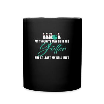 Bowling Bowls Gift - Full Colour Mug - black - Front