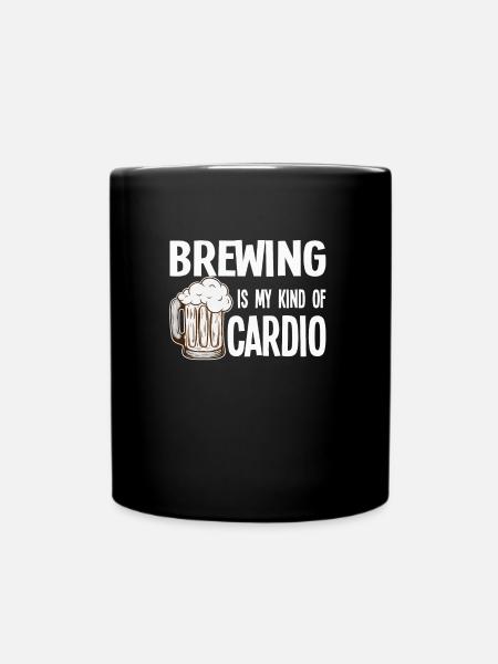 Brauerei Bier Geschenk - Tasse einfarbig - Schwarz