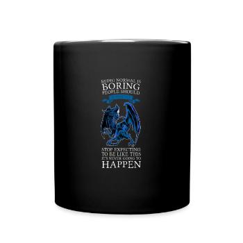 Dragon Dragon Mythical Creature Gift - Full Colour Mug - black - Front