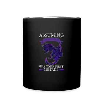 Dragon Dragon Mythical Creature Gift - Full Colour Mug - black - Front