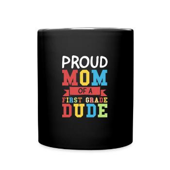 Graduation gift of the first class for the 1. - Full Colour Mug - black - Front