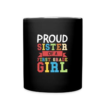 Graduation gift of the first class for the 1. - Full Colour Mug - black - Front