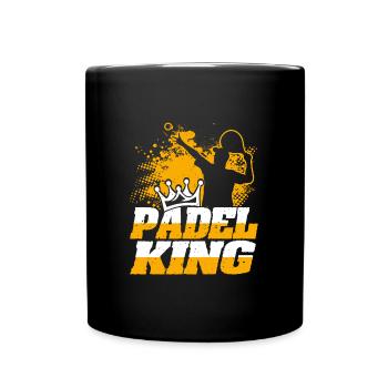 Padel Tennis Play Retro Man Padel Cadeau - Mug uni - noir - Devant
