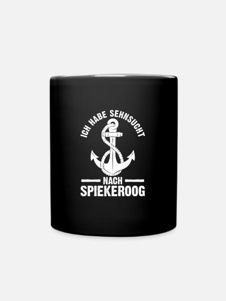 Spiekeroog Norddeutschland Ostfriesische Inseln G - Tasse einfarbig - Schwarz