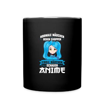 Otaku Japan Anime Merch Anime Merch Geschenk - Tasse einfarbig - Schwarz - Vorne
