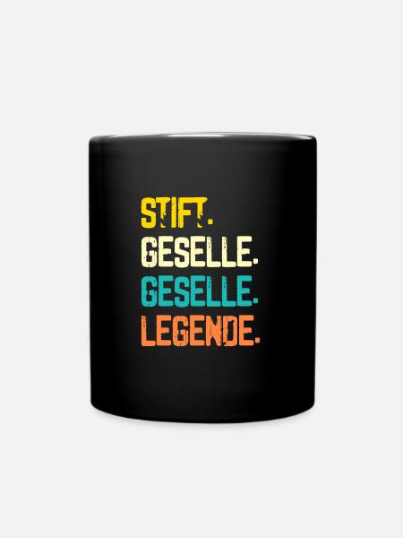 Geselle 2023 Geselle Geselle bestanden Geschenk - Tasse einfarbig - Schwarz