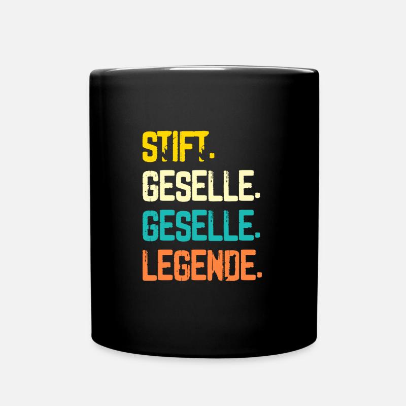 Geselle 2023 Geselle Geselle bestanden Geschenk - Tasse einfarbig - Schwarz