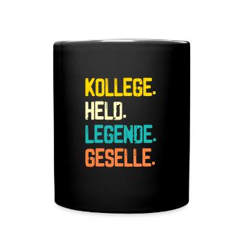 Geselle 2023 Geselle Geselle bestanden Geschenk - Tasse einfarbig - Schwarz - Vorne