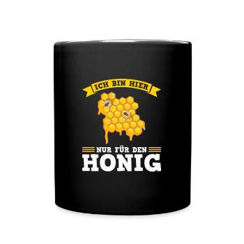 Imker Bienen Bienenzüchter Geschenk - Tasse einfarbig - Schwarz - Vorne