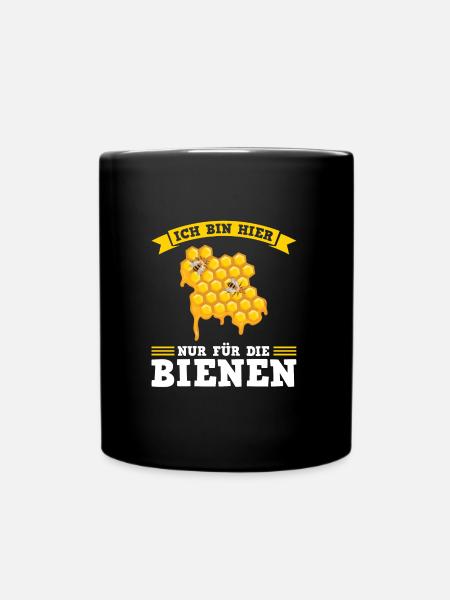 Imker Bienen Imkern Geschenk - Tasse einfarbig - Schwarz