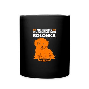 Bolonka Hund Bolonka Zwetna Geschenk - Tasse einfarbig - Schwarz - Vorne
