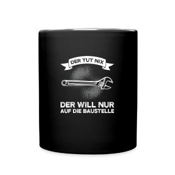 Techniker Beruf Ingenieur Geschenk - Tasse einfarbig - Schwarz - Vorne