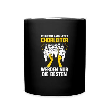 Chorleiter Beruf Chor Geschenk - Tasse einfarbig - Schwarz - Vorne