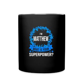 Vorname Christopher Name Christopher Geschenk - Tasse einfarbig - Schwarz - Vorne