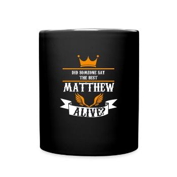 Vorname Christopher Name Christopher Geschenk - Tasse einfarbig - Schwarz - Vorne