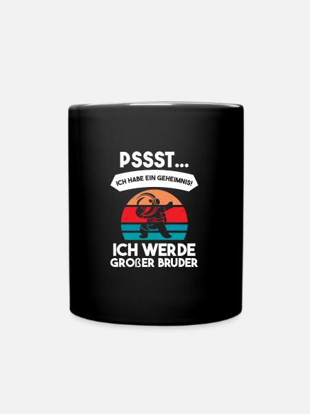 Großer Bruder Dabbing Grosser Bruder Geschenk - Tasse einfarbig - Schwarz