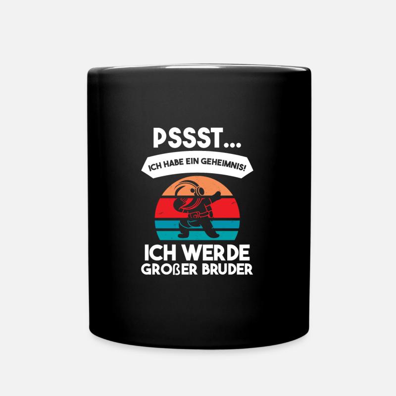 Großer Bruder Dabbing Grosser Bruder Geschenk - Tasse einfarbig - Schwarz