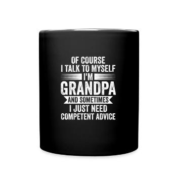 Großvater Großvater Großvater Geschenk - Tasse einfarbig - Schwarz - Vorne