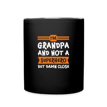 Großvater Großvater Großvater Geschenk - Tasse einfarbig - Schwarz - Vorne