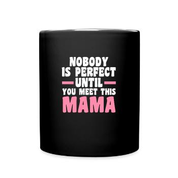 Mama Oma Oma Geschenk - Tasse einfarbig - Schwarz - Vorne