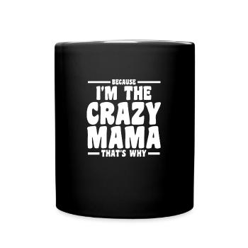 Mama Oma Oma Geschenk - Tasse einfarbig - Schwarz - Vorne