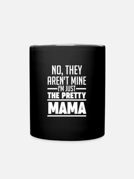 Mama Oma Oma Geschenk - Tasse einfarbig - Schwarz