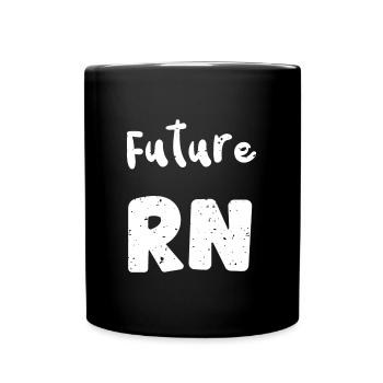 Future Rn - Nurse - Full Colour Mug - black - Front