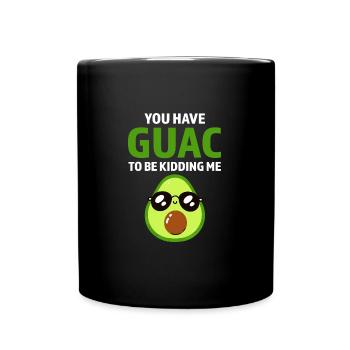Avocados Avocado Avocado-Liebhaber Geschenk - Tasse einfarbig - Schwarz - Vorne