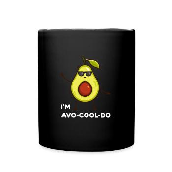 Avocados Avocado Avocado-Liebhaber Geschenk - Tasse einfarbig - Schwarz - Vorne