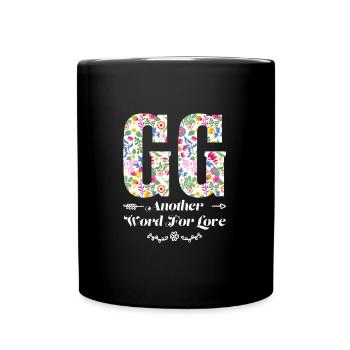 Großmutter GG Oma Geschenk - Tasse einfarbig - Schwarz - Vorne