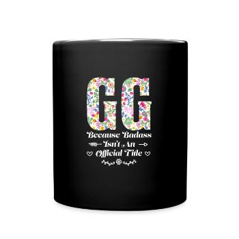 Großmutter GG Oma Geschenk - Tasse einfarbig - Schwarz - Vorne