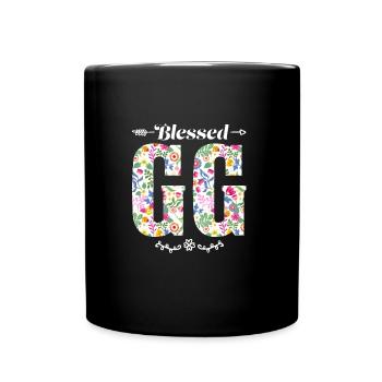 Großmutter GG Oma Geschenk - Tasse einfarbig - Schwarz - Vorne