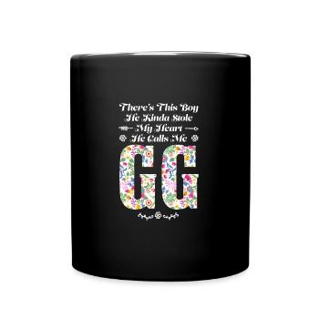 Großmutter GG Oma Geschenk - Tasse einfarbig - Schwarz - Vorne