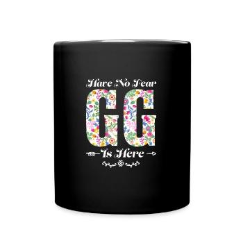 Großmutter GG Oma Geschenk - Tasse einfarbig - Schwarz - Vorne