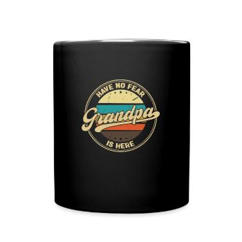 grandfather Grandpa grandad Geschenk - Tasse einfarbig - Schwarz - Vorne