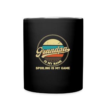 grandfather Grandpa grandad Geschenk - Tasse einfarbig - Schwarz - Vorne